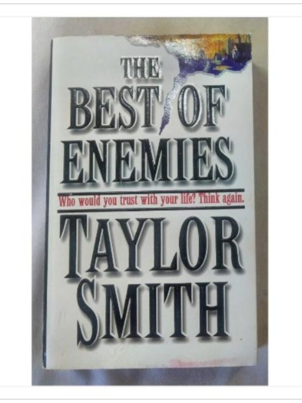 The Best of Enemies Taylor Smith 1997 Paperback Book Vintage Novel Read Classic